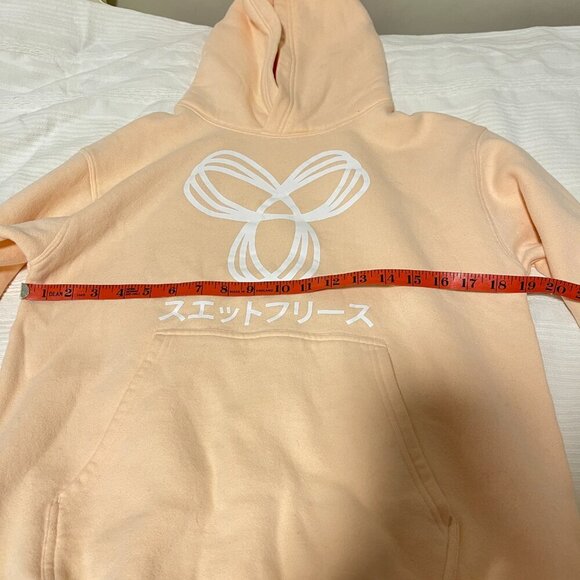 Aritzia TNA Rare Sweatfleece Streetwear Hoodie Peach - Small - Picture 11 of 11